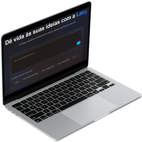 Lasy IA Tela de Crição